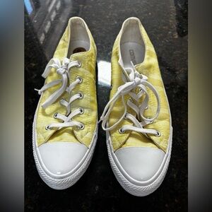Converse Butter Yellow Canvas Sneakers